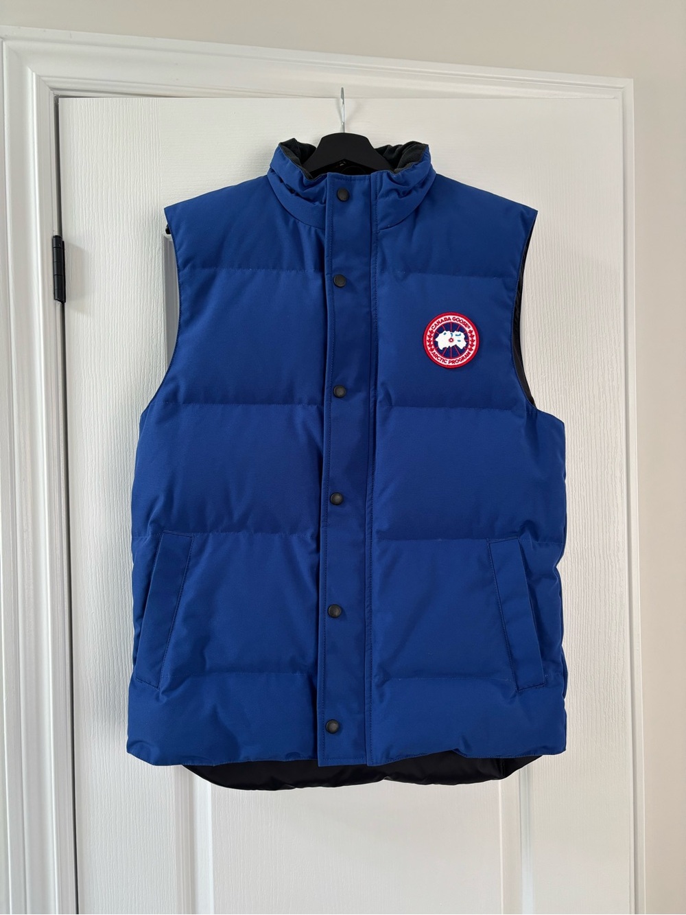 Canada Goose Men's Blue Puffer Vest - Sleeveless Jacket
